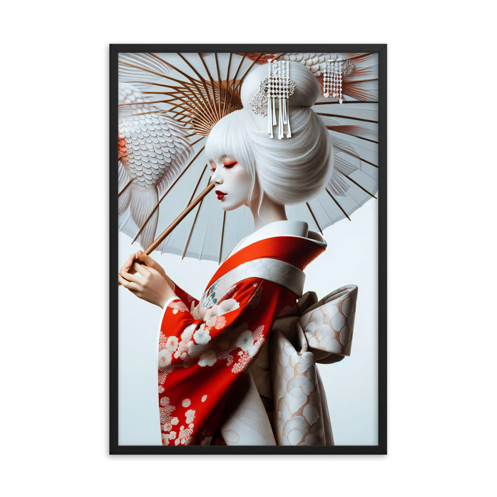Framed Kimono Art Poster|Goldfish C02