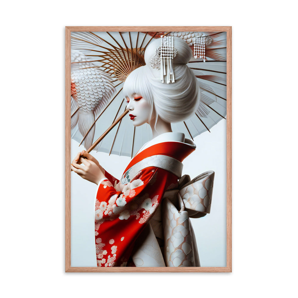 Framed Kimono Art Poster|Goldfish C02